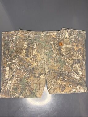 VINTAGE Y2K 2000s B235977 MADE IN USA Carhartt Realtree Faded Camo Jeans